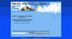 Desktop Screenshot of poznan.atrakcjedladzieci.pl