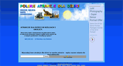 Desktop Screenshot of kielce.atrakcjedladzieci.pl